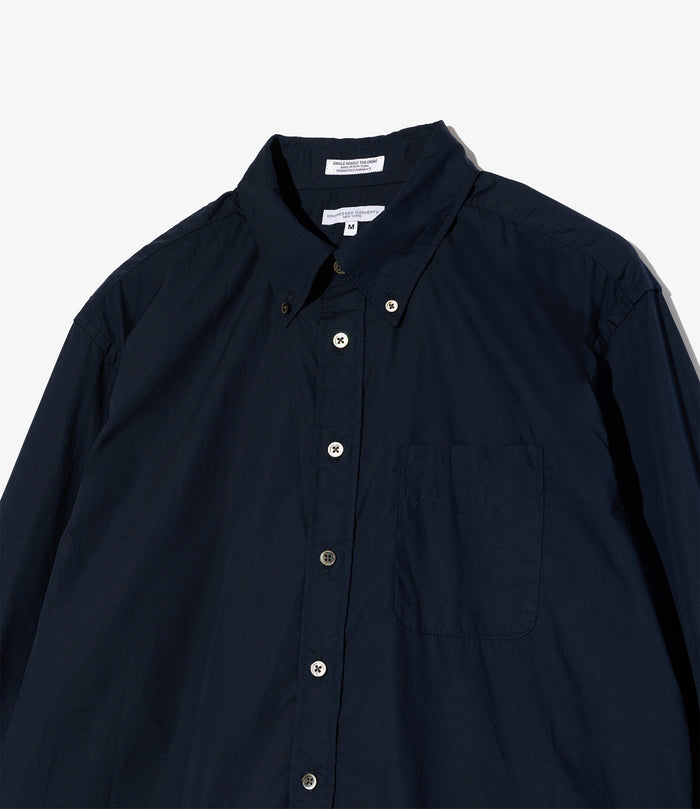 19th Century BD Shirt - Dk. Navy Cotton Broadcloth