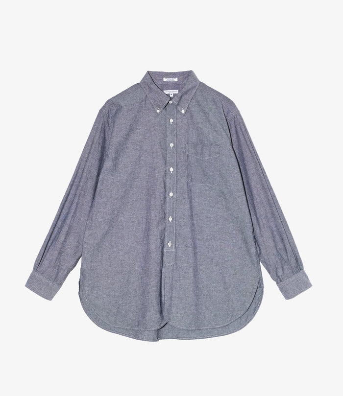 19th Century BD Shirt - Grey Cotton Chambray