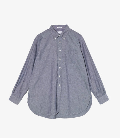 19th Century BD Shirt - Grey Cotton Chambray