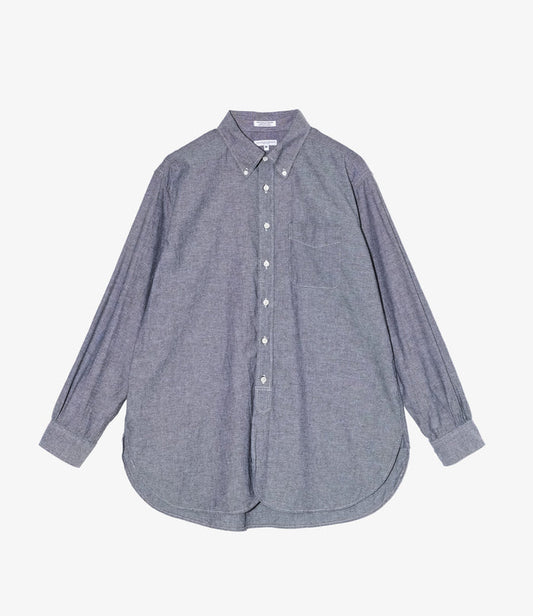 19th Century BD Shirt - Grey Cotton Chambray