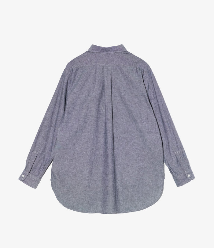 19th Century BD Shirt - Grey Cotton Chambray