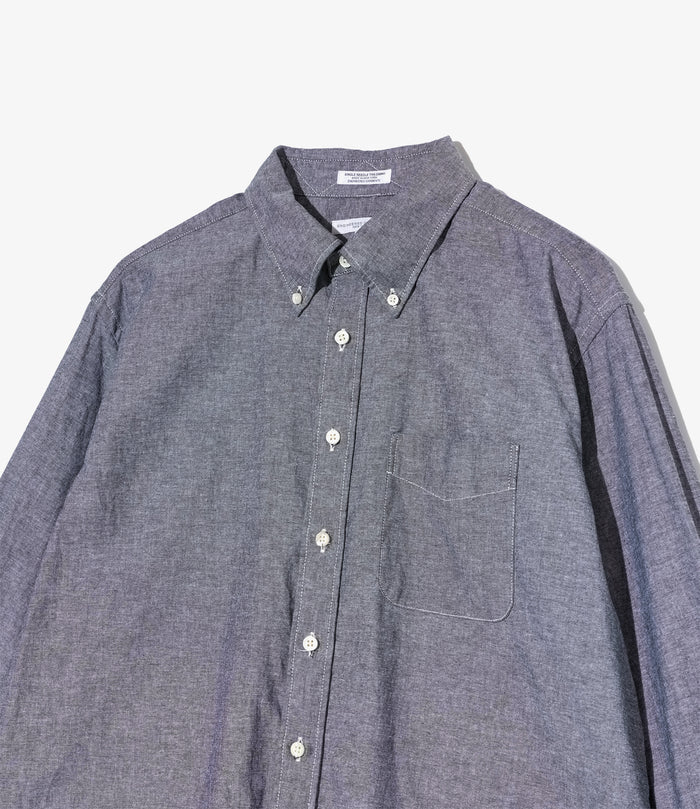 19th Century BD Shirt - Grey Cotton Chambray