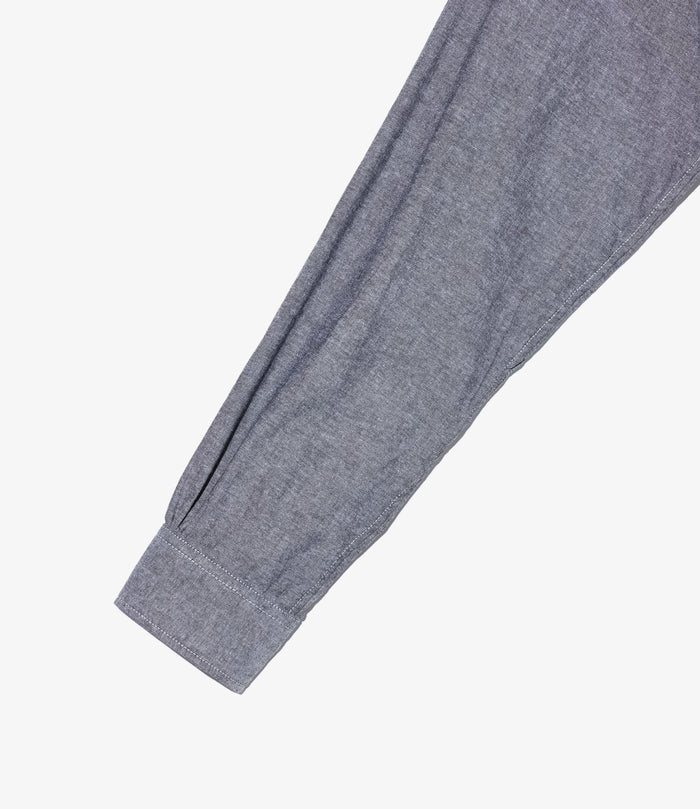 19th Century BD Shirt - Grey Cotton Chambray