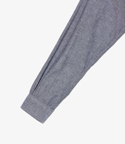 19th Century BD Shirt - Grey Cotton Chambray