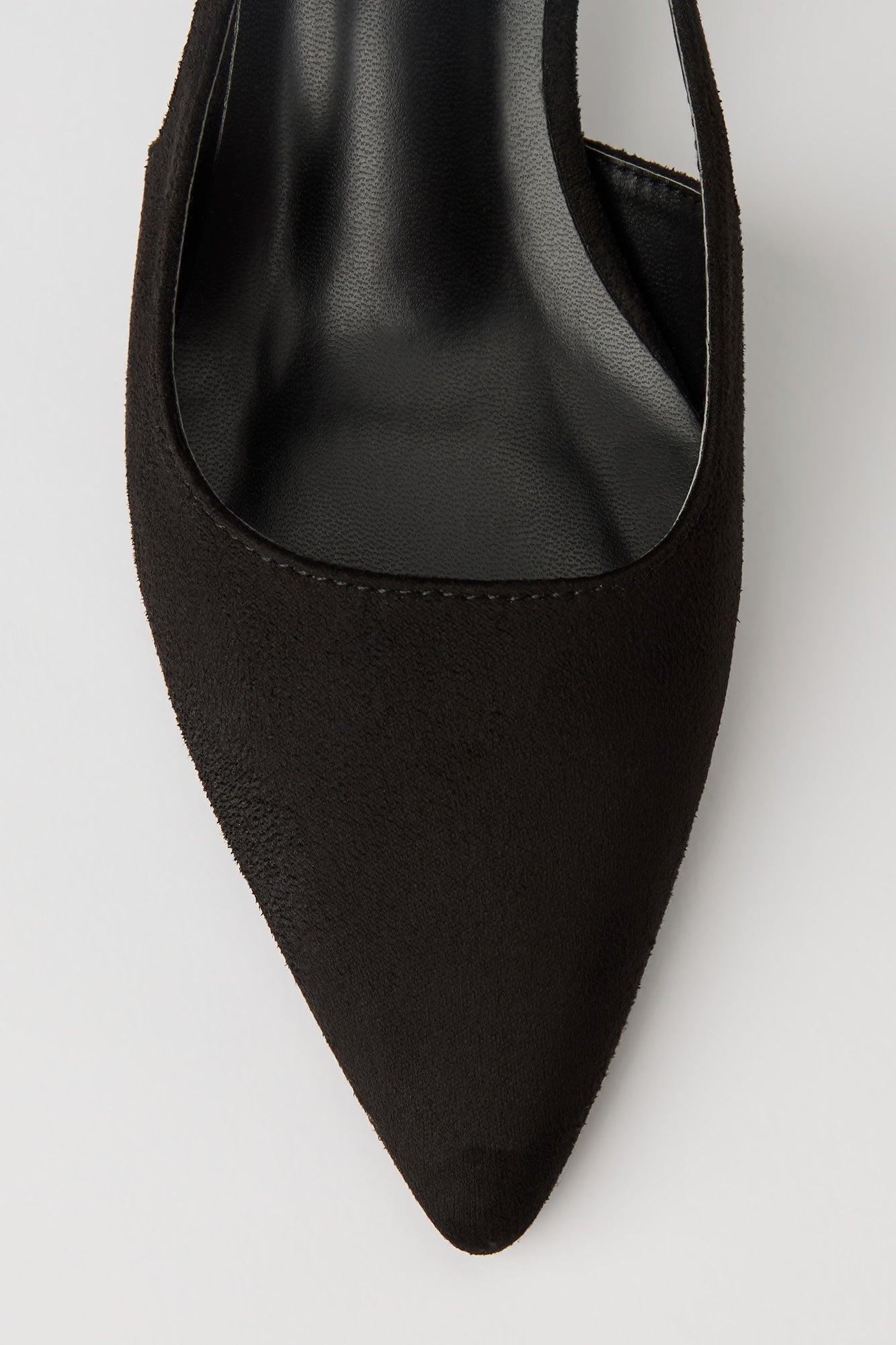 Pointed Toe Kitten Heeled Slingback