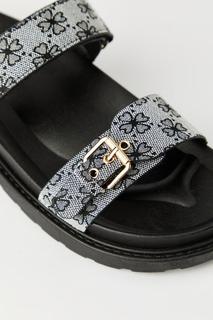 Printed Velcro Sandal