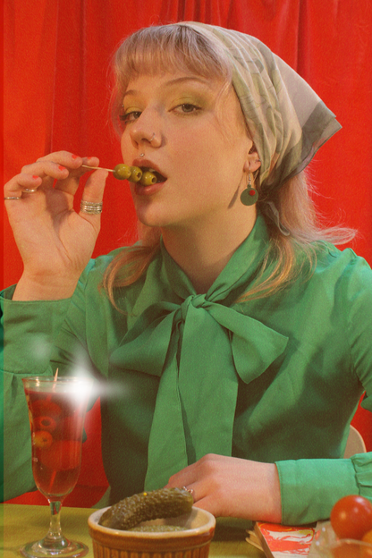 She's So Lovely Olive Earrings