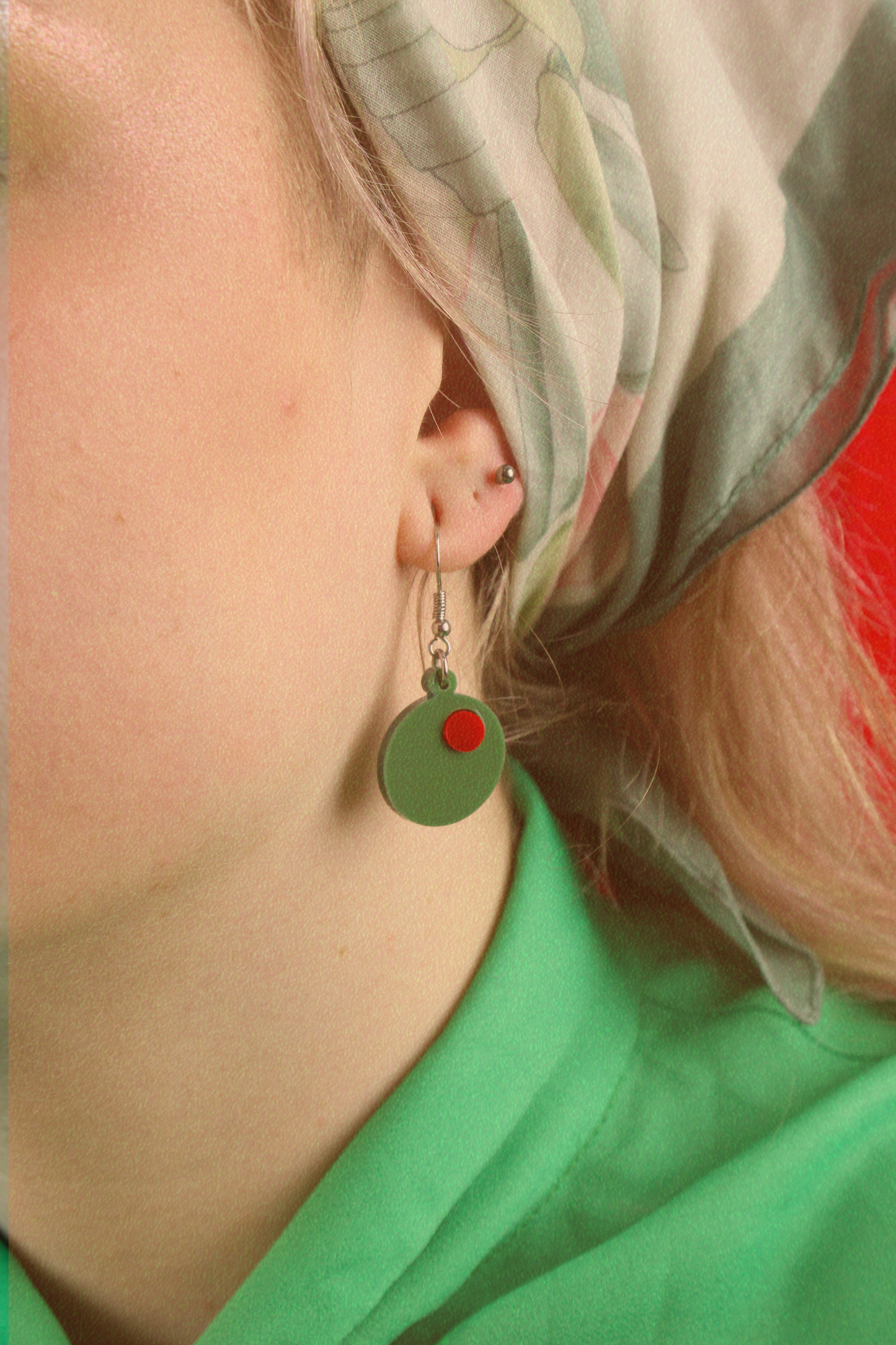 She's So Lovely Olive Earrings