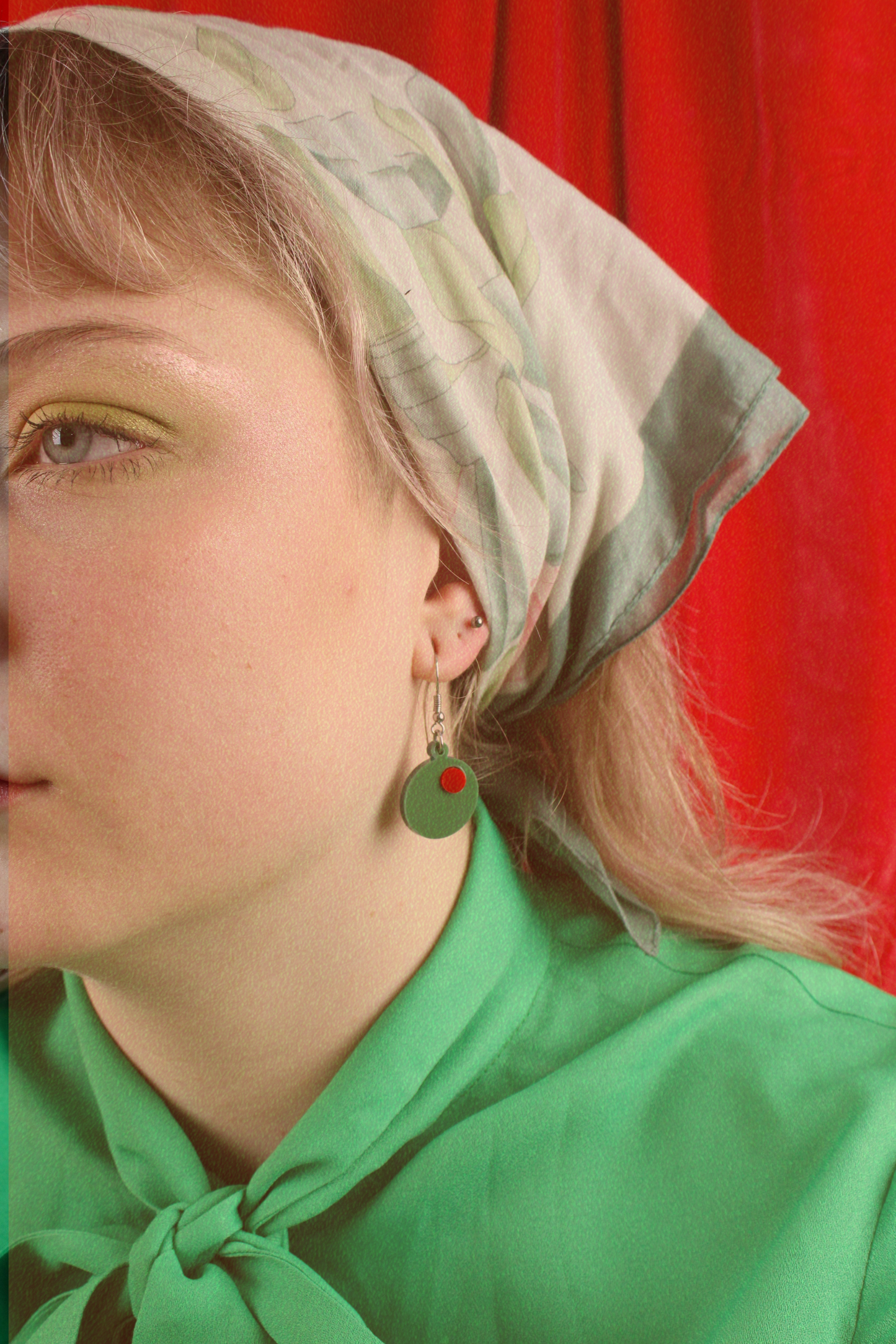 She's So Lovely Olive Earrings