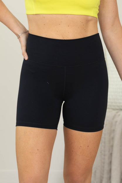 Black Venice Cloud Light Contour Biker Shorts