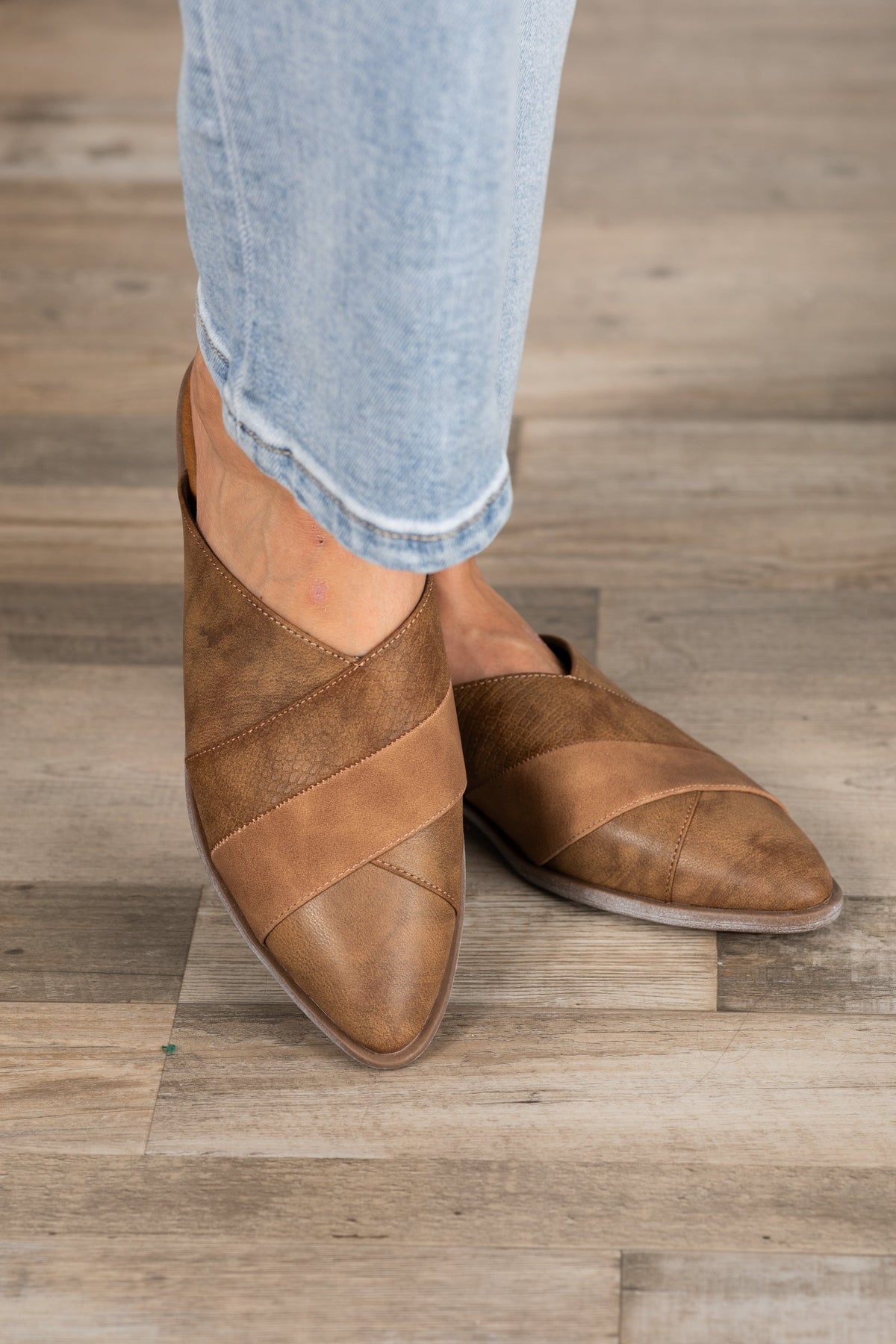 Blowfish Light Brown Slip-On Mule