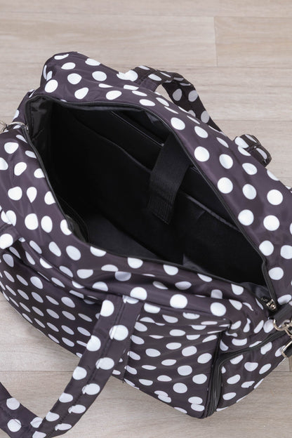 Black And White Polka Dot Weekender