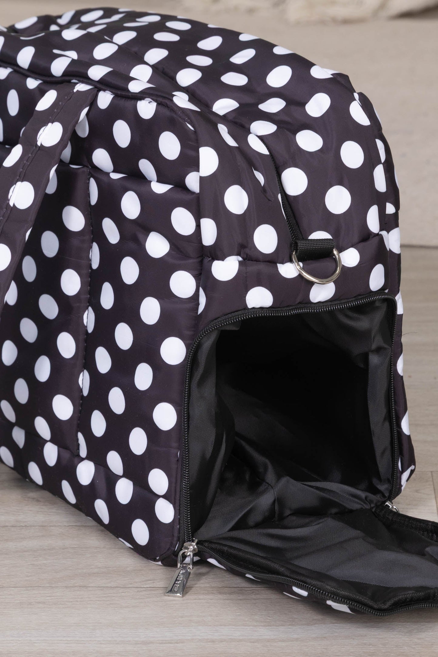 Black And White Polka Dot Weekender