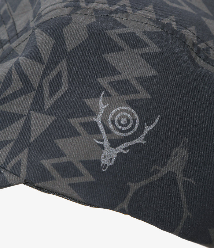 5 Panel Cap - Native S&T - Nylon Tussah / 3Layer