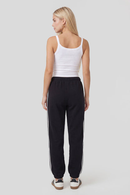 Striped Side Fleece Jogger