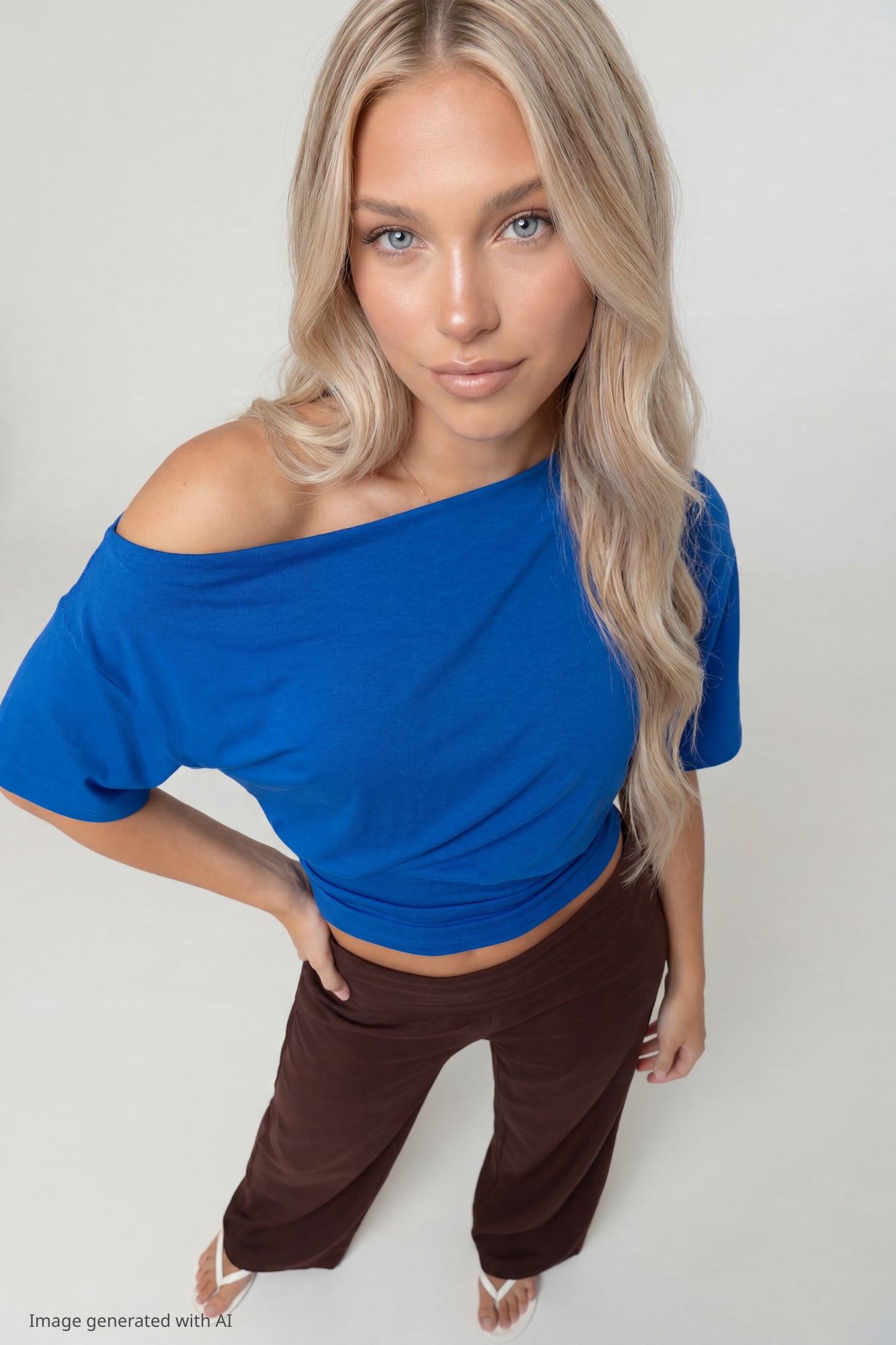Off Shoulder Cinched Top