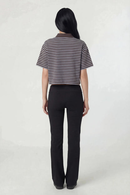 Embroidered Boxy Polo