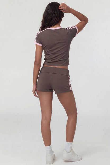 Foldover Waist Shortie