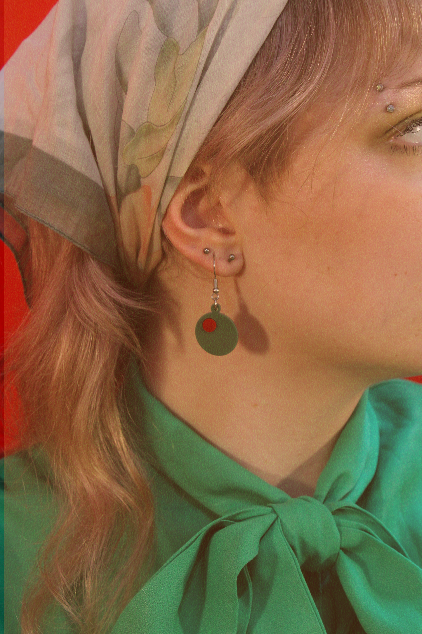 She's So Lovely Olive Earrings