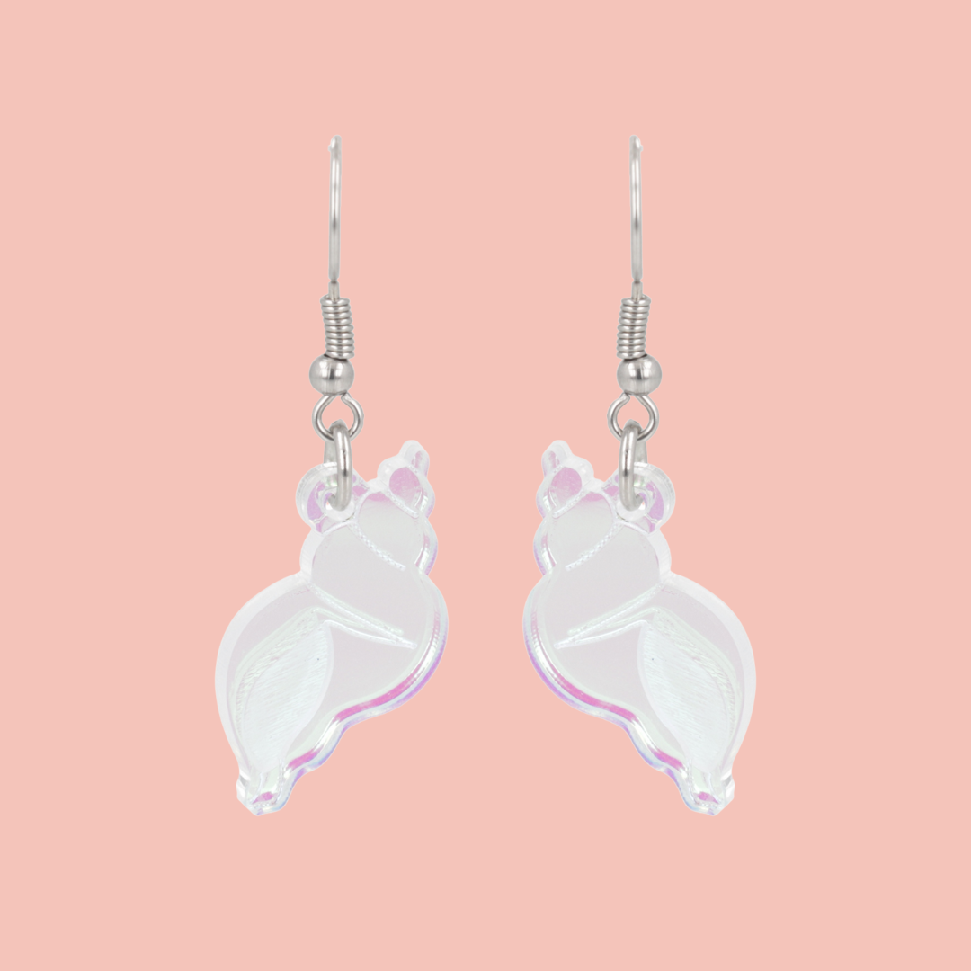 Shell Yeah Earrings (Iridescent)