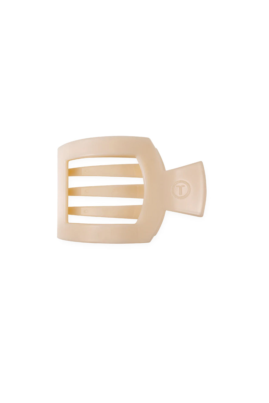 Almond Beige Flat Square Clip