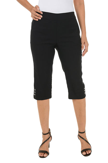 Triple Grommet Hem Clamdigger Pant