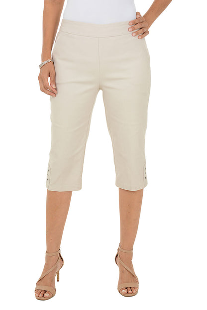 Triple Grommet Hem Clamdigger Pant