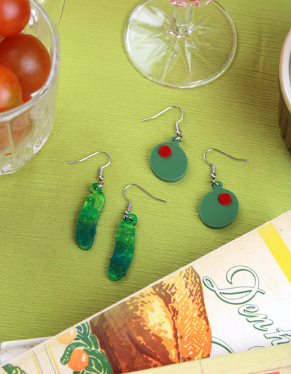 She's So Lovely Olive Earrings