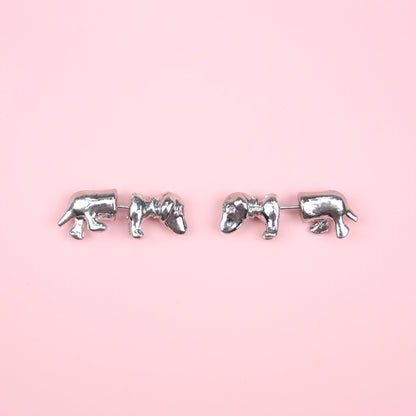 Sausage Dog 2 Piece Stud Earrings