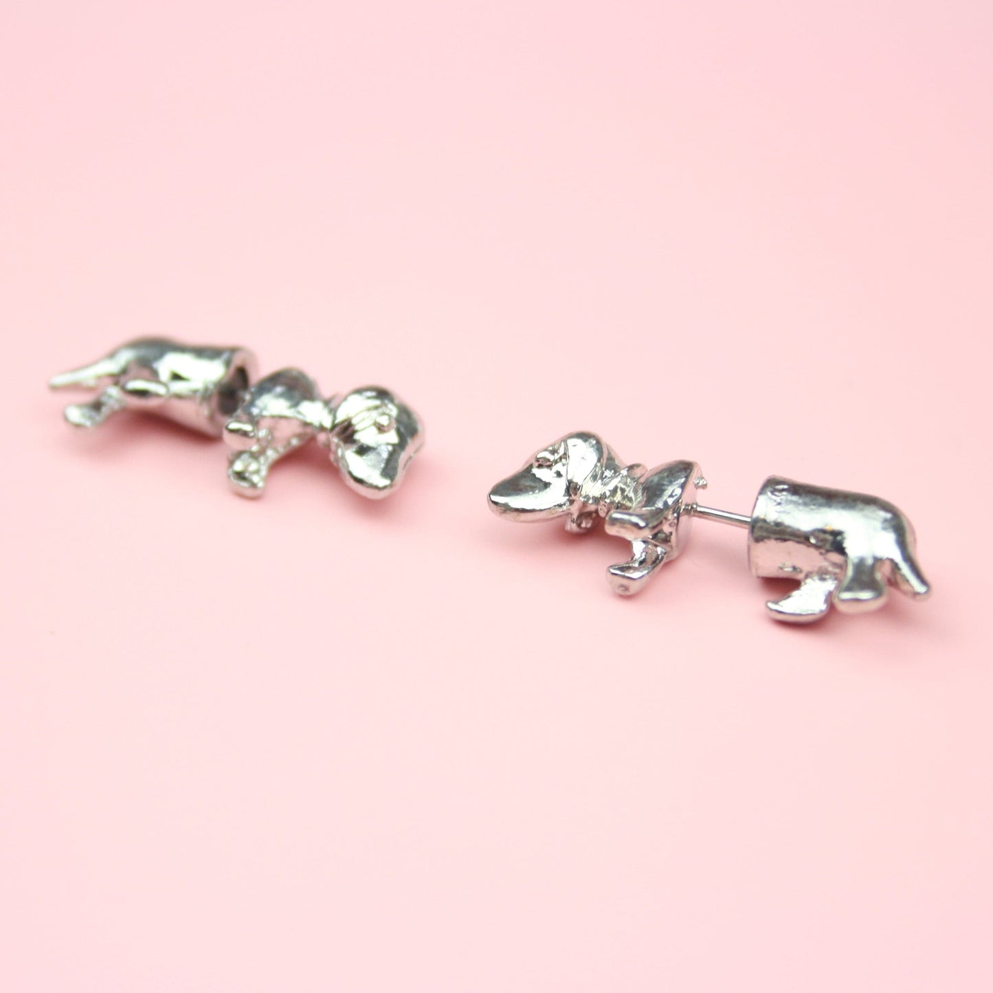 Sausage Dog 2 Piece Stud Earrings
