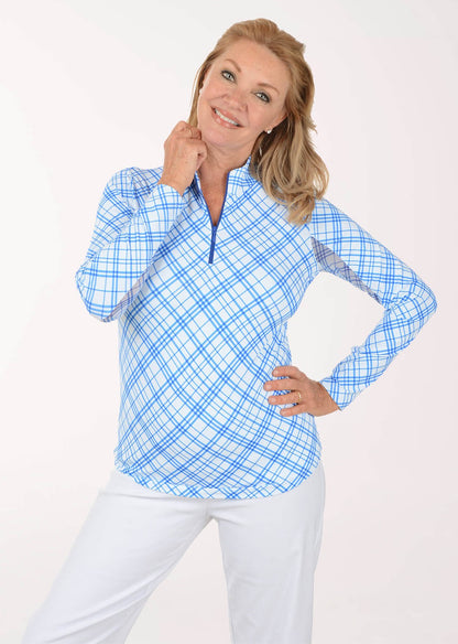 Tony Plaid UPF50+ Sun Shirt