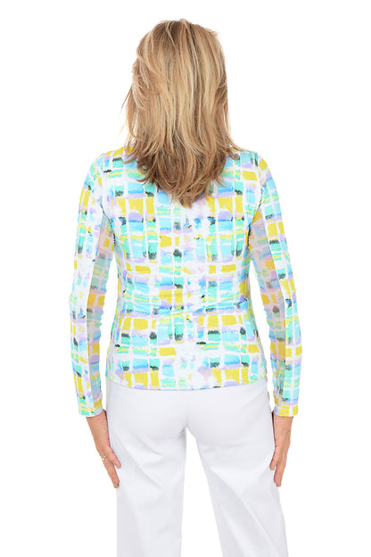 Turquoise Tatiana Tie-Dye UPF50+ Sun Shirt
