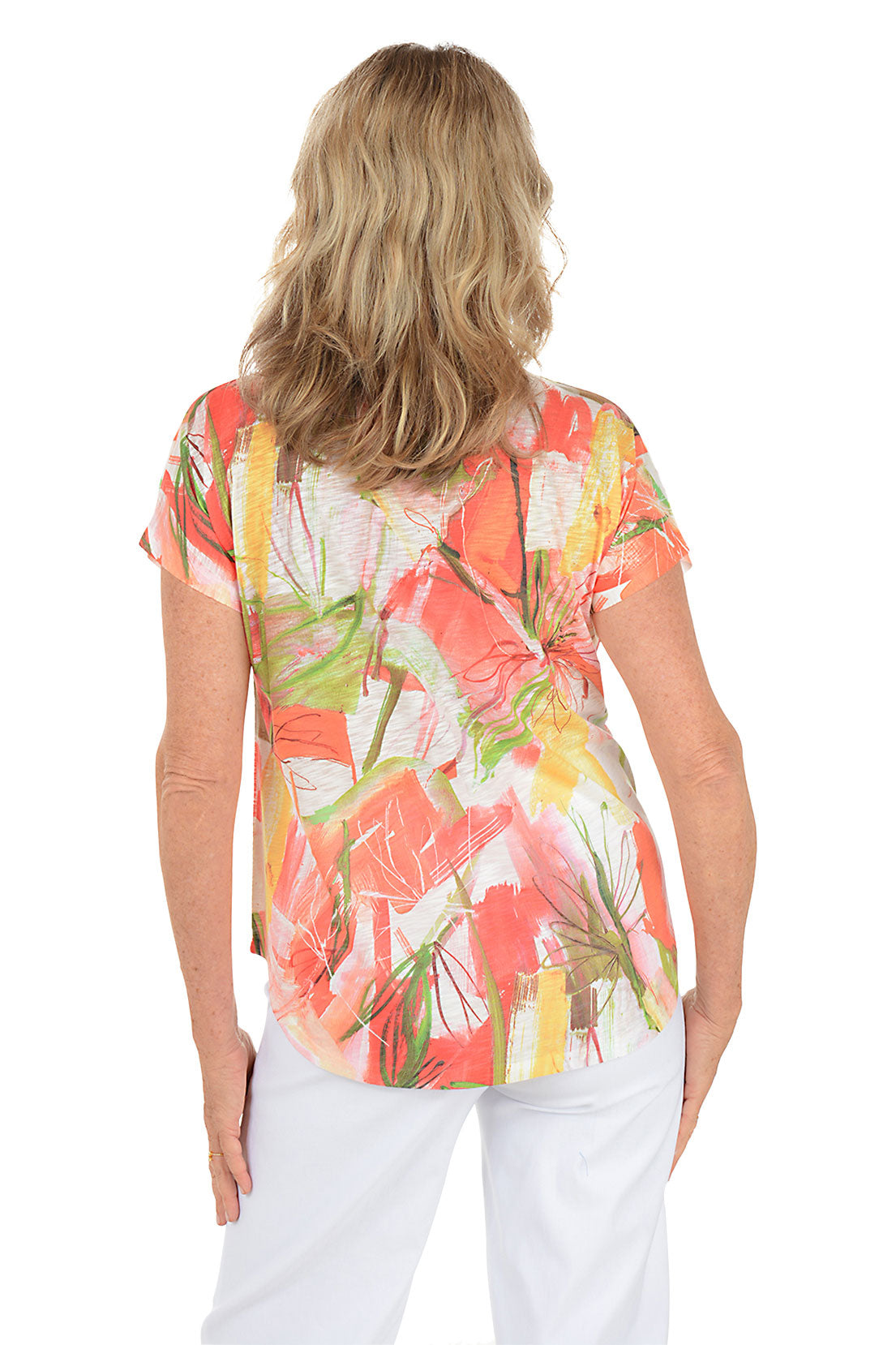 Zoey Slub Knit Short Sleeve Top
