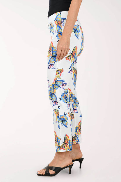 Two Butterflies Pull-On Ankle Pant