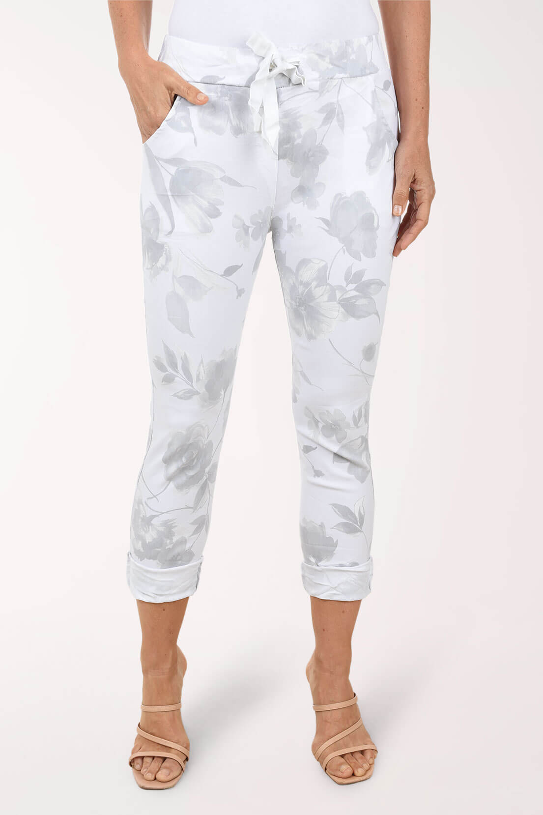 White Rose Jogger Pant