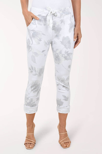 White Rose Jogger Pant