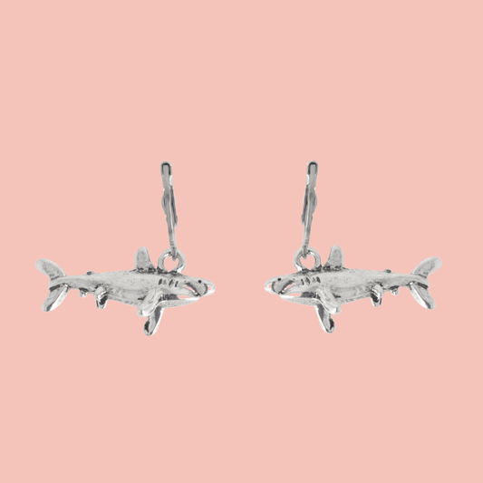 Shark Hoop Earrings