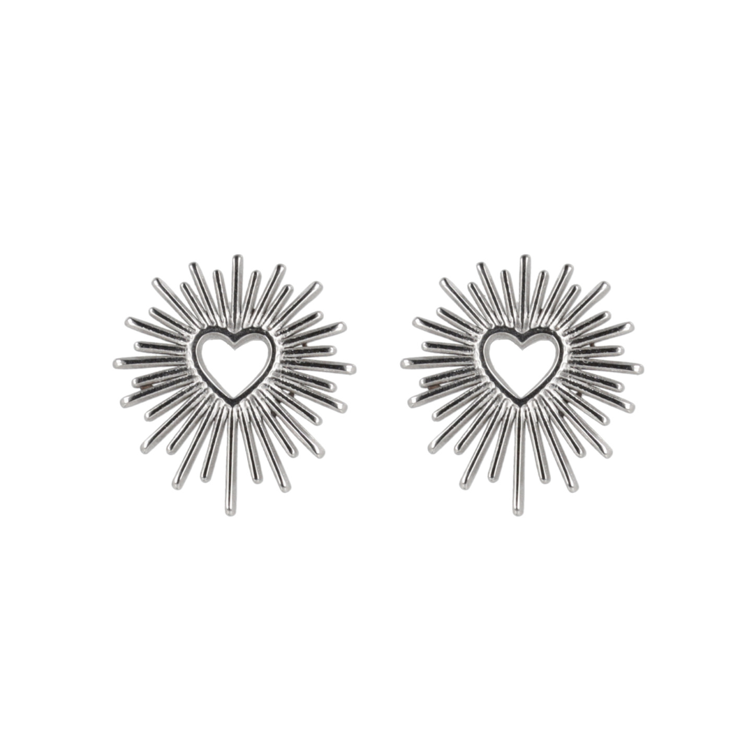 Sacré Coeur Stud Earrings