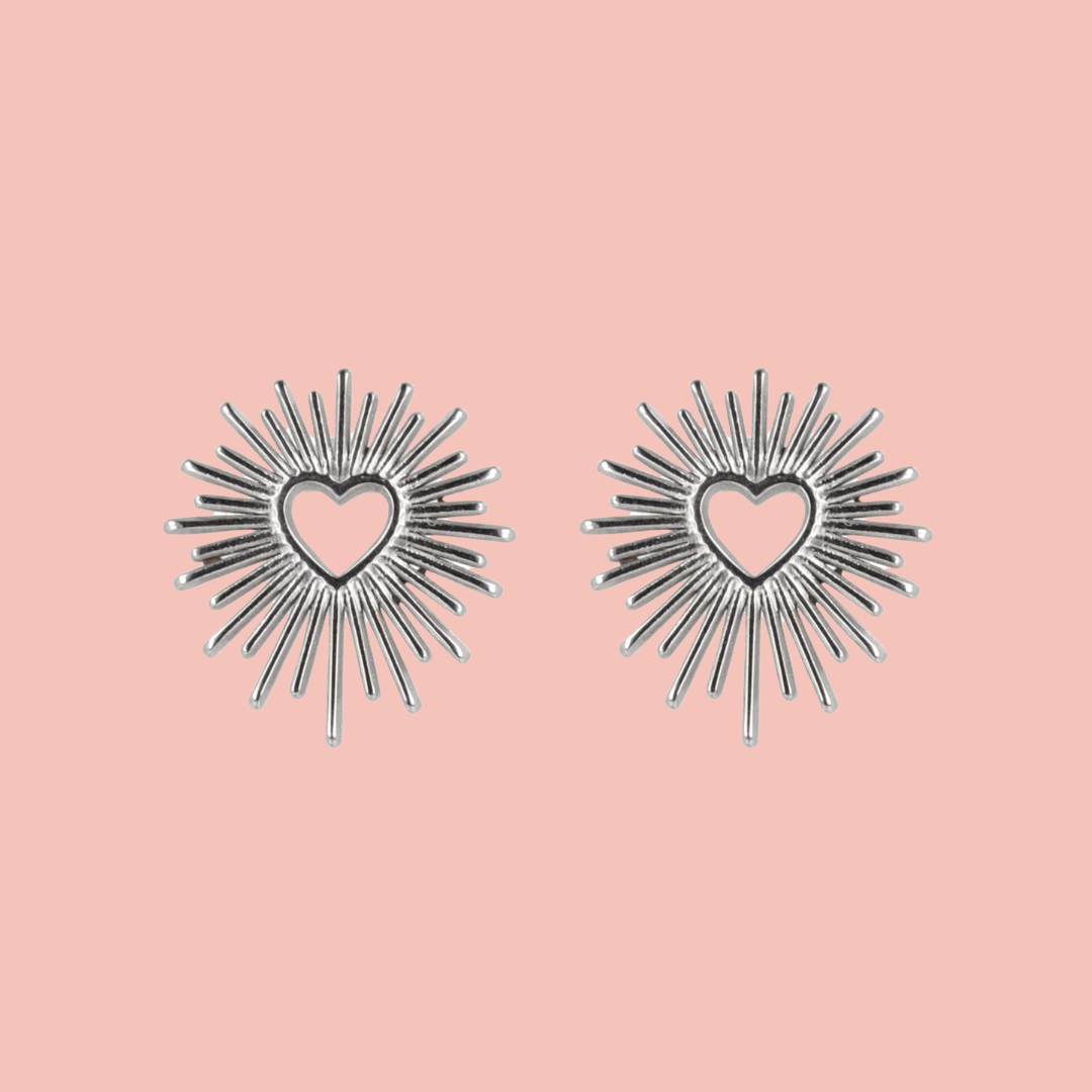 Sacré Coeur Stud Earrings