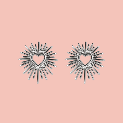 Sacré Coeur Stud Earrings