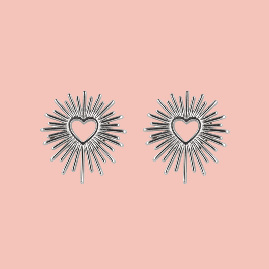 Sacré Coeur Stud Earrings