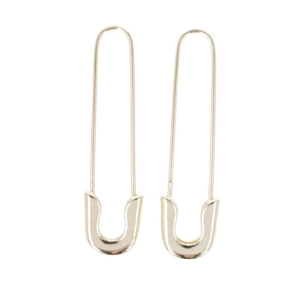 Safety Pin Earrings (Gold Plated)