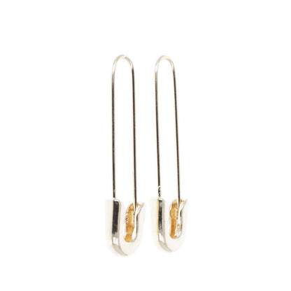 Safety Pin Earrings (Gold Plated)