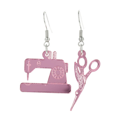 Sew Cute Earrings - Pink