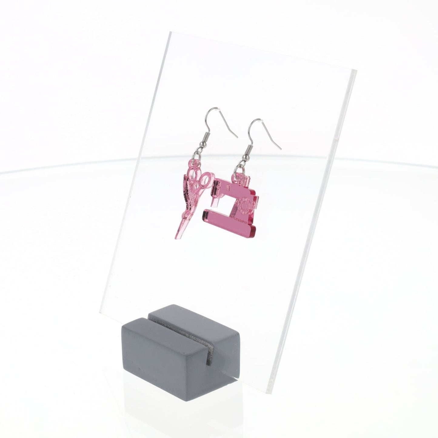 Sew Cute Earrings - Pink