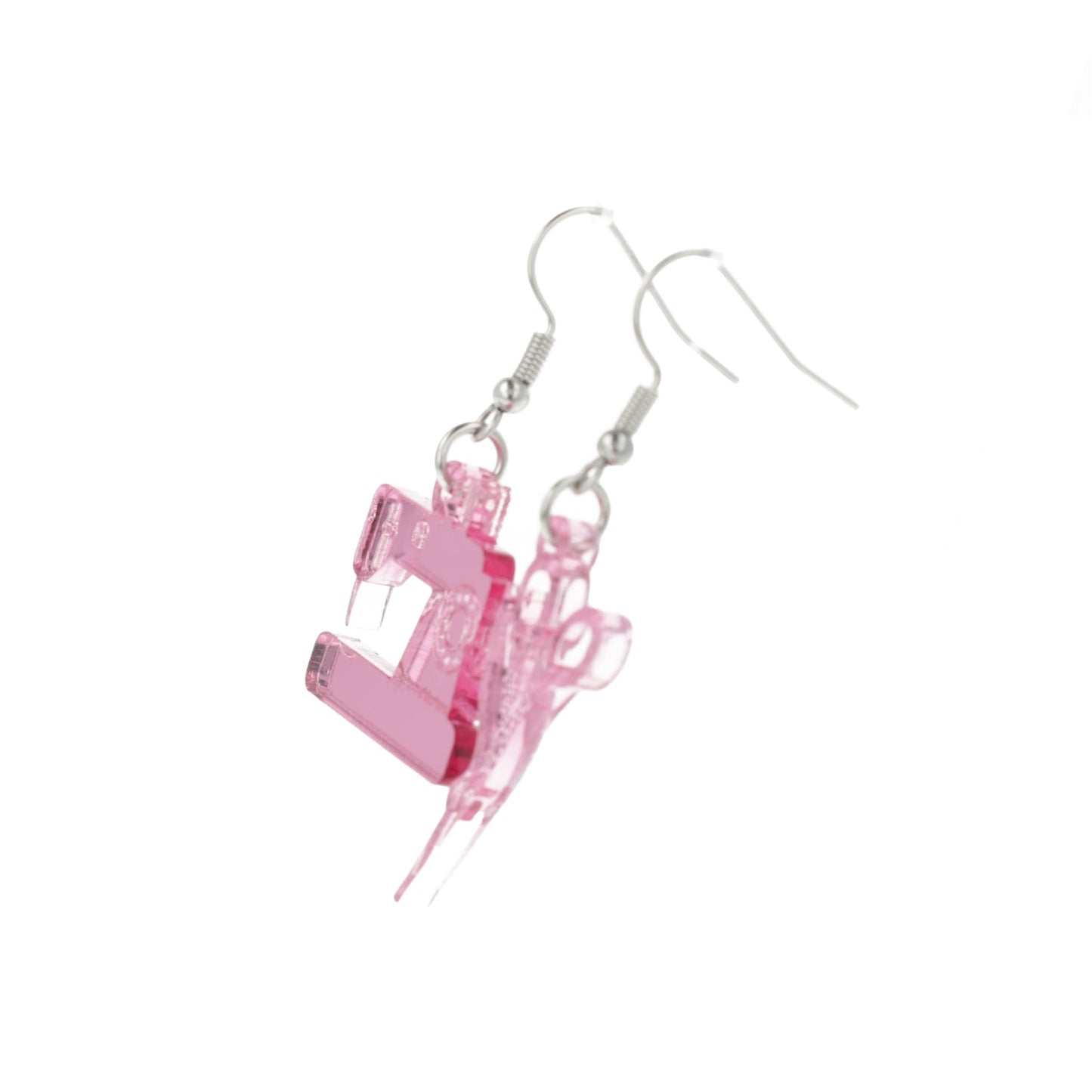 Sew Cute Earrings - Pink