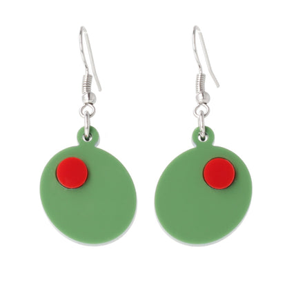 She's So Lovely Olive Earrings