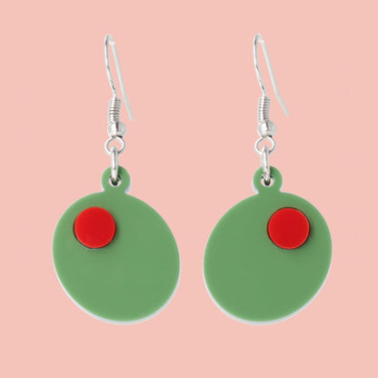 She's So Lovely Olive Earrings
