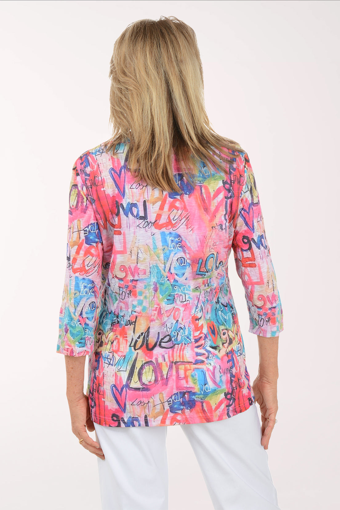 Words Of Love Criss Cross Tunic