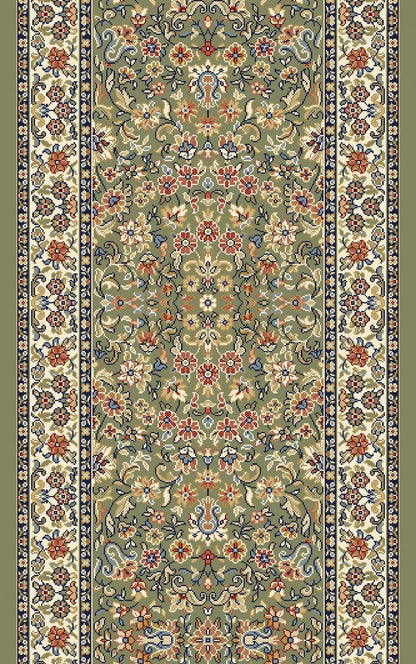 Dynamic Stair Runner Ancient Garden Green Stair Runner 57078-4444-31inSold By the Foot